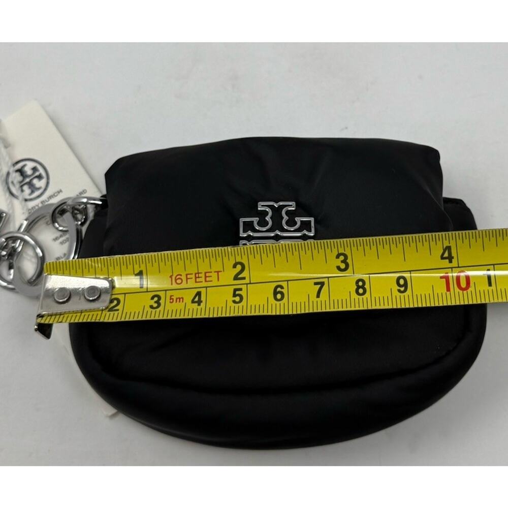 Tory Burch Puffy Card holder key fob Black - Picture 4 of 5
